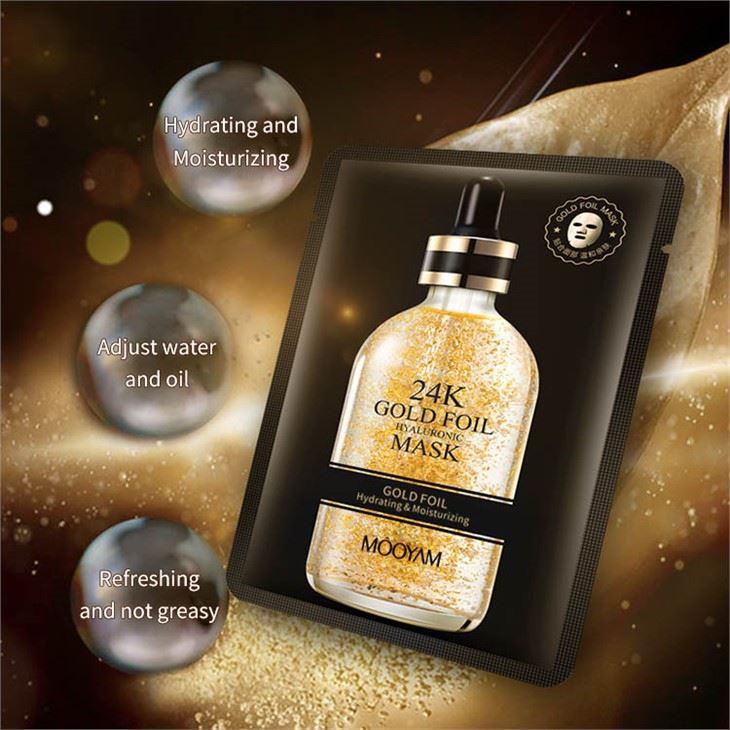 Hydrating 24k gold facial mask